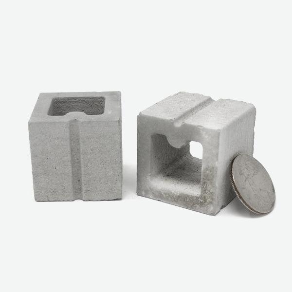 1:6 Scale Mini Cinder Block Mold – Mini Materials