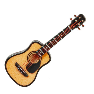 1:12 Scale Acoustic Guitar With Case - Mini Materials