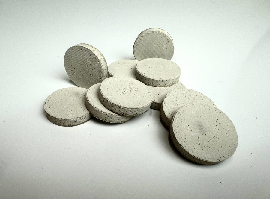 1:12 Scale Mini Circle Pavers (10 pack) - Mini Materials