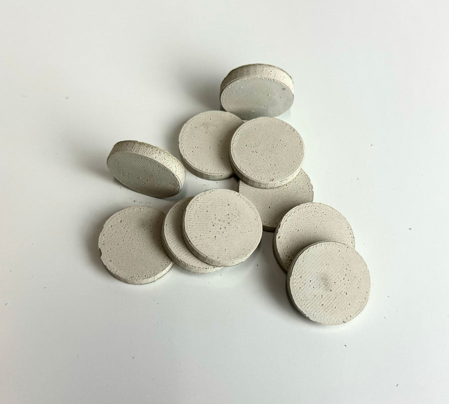 1:12 Scale Mini Circle Pavers (10 pack) - Mini Materials