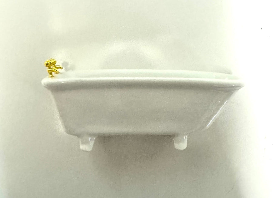 1:12 Scale Mini Clawfoot Tub - Mini Materials