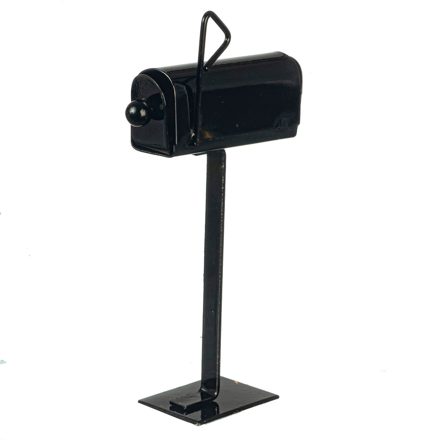 1:12 Scale Mini Mailbox Black - Mini Materials