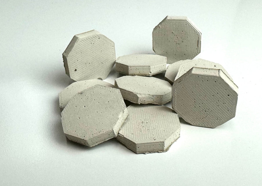 1:12 Scale Mini Octagon Pavers (10 pack) - Mini Materials