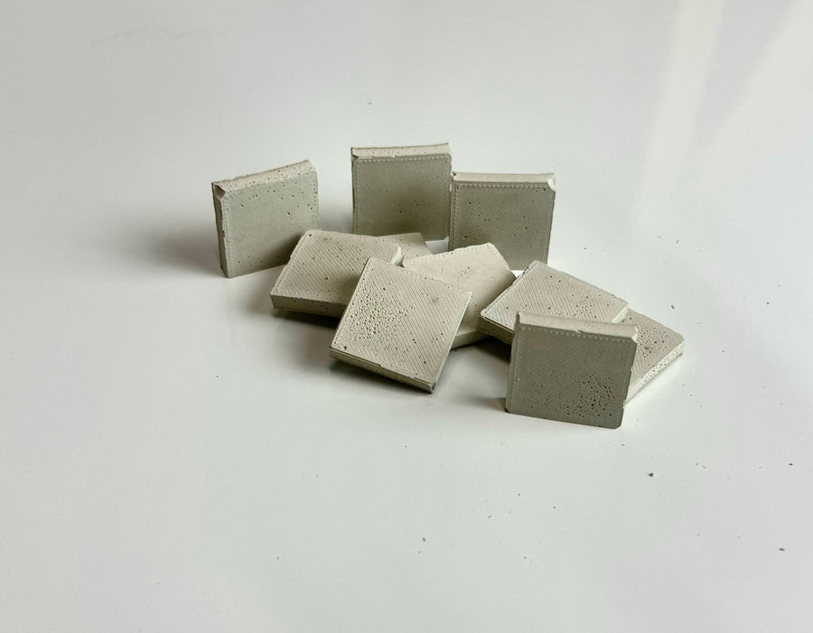 1:12 Scale Mini Square Pavers (10 pack) - Mini Materials