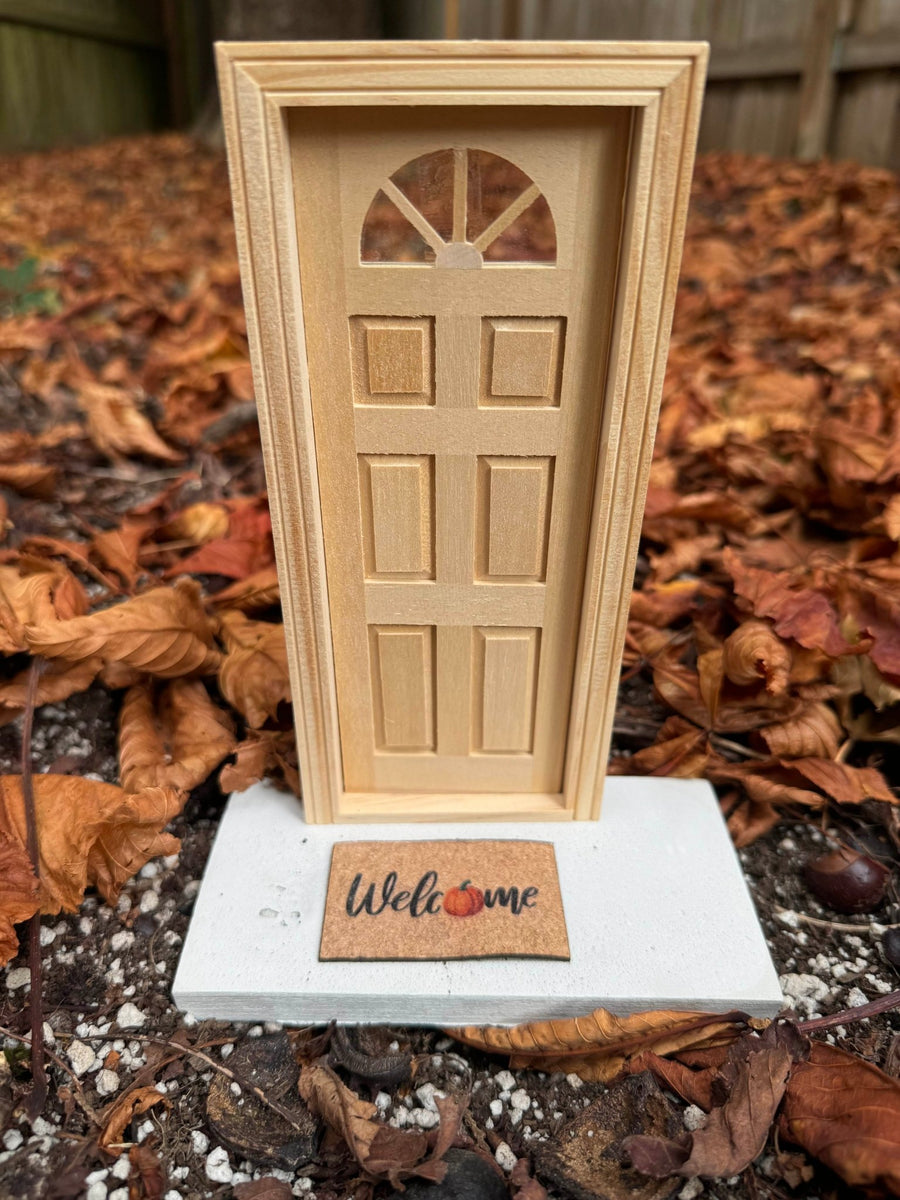 1:12 Scale Welcome Mat - Autumn Welcome - Mini Materials