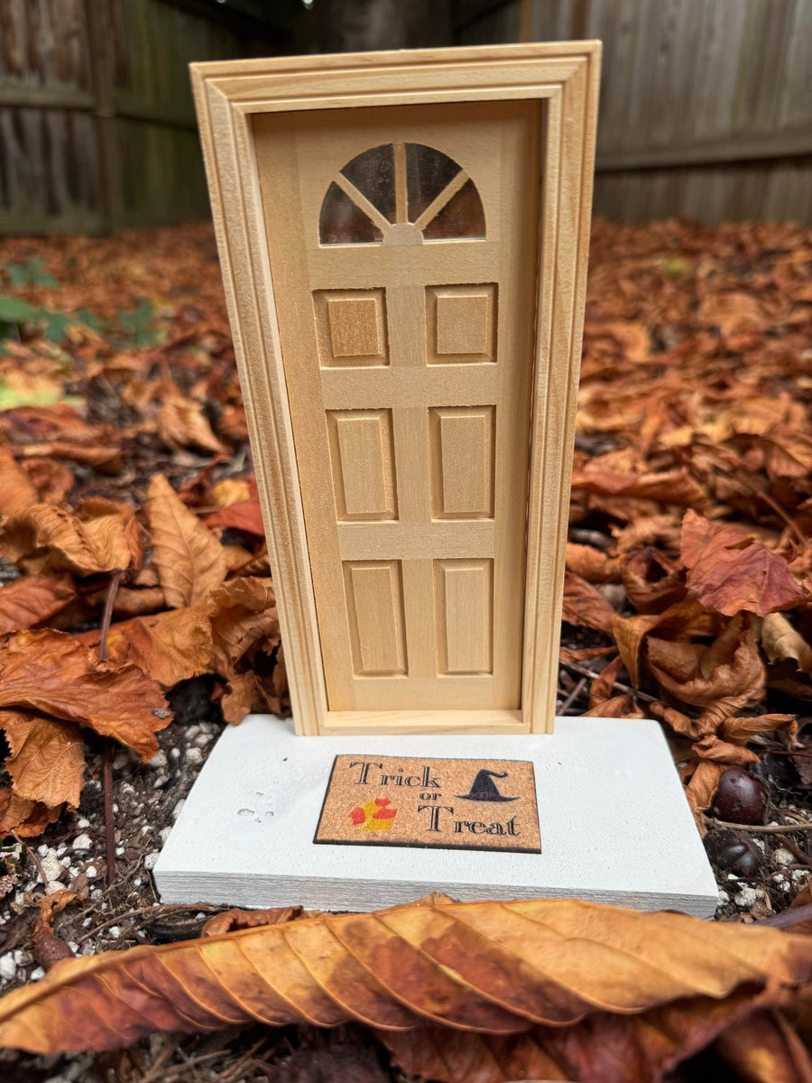 1:12 Scale Welcome Mat - Trick or Treat - Mini Materials