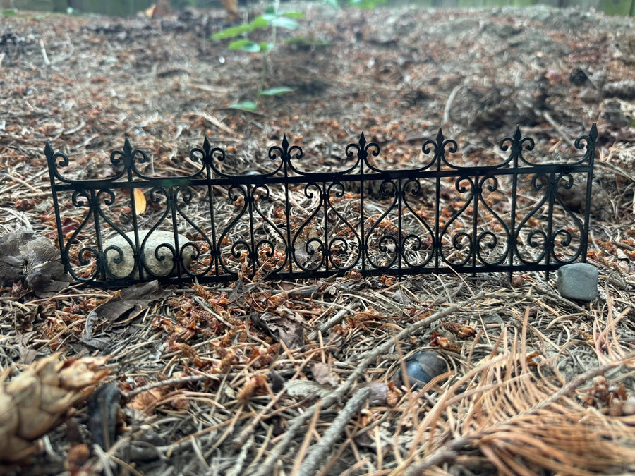 1:12 Scale Wrought Iron Style Fence - Mini Materials