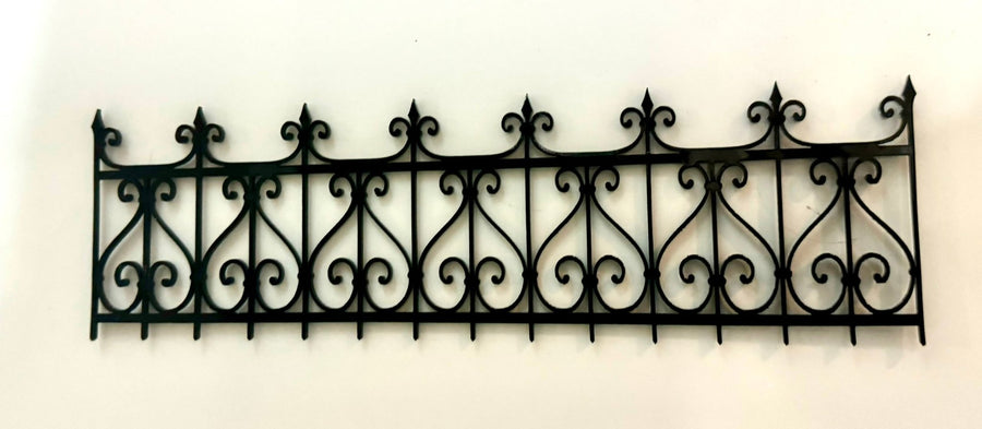 1:12 Scale Wrought Iron Style Fence - Mini Materials