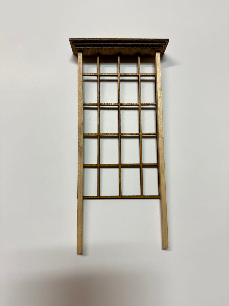 1:12 Scale Mission Style Garden Trellis